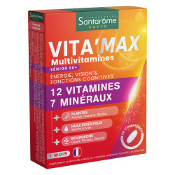 Santarome Vita'Max Multivitamines Sénior 50+ 30 comprimés
