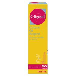 Oligosol Cuivre Or Argent solution buvable 60ml