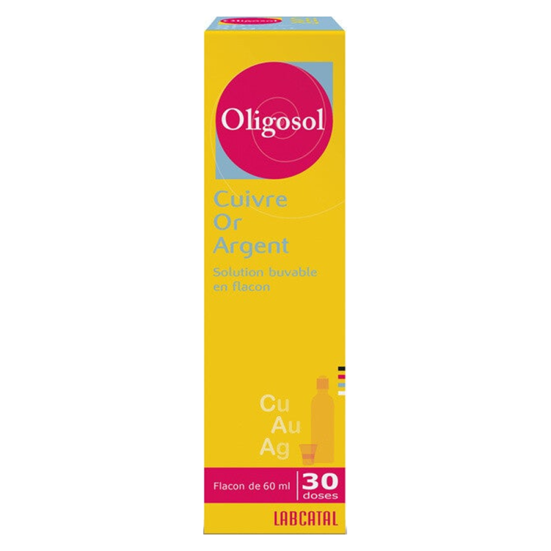 Oligosol Cuivre Or Argent solution buvable 60ml