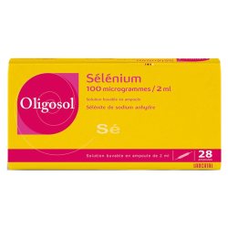 Oligosol Sélénium 28 ampoules 56ml
