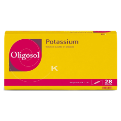 Oligosol Potassium 28 ampoules 56ml