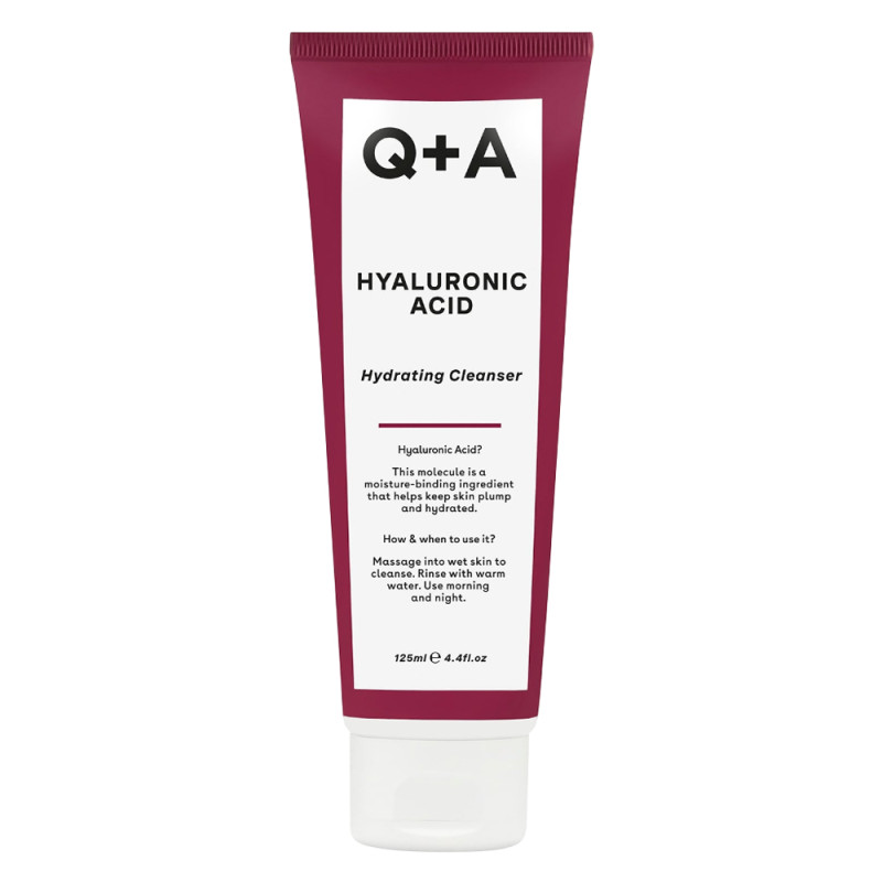 Q+A Hyaluronic Acid Nettoyant hydratant 125ml