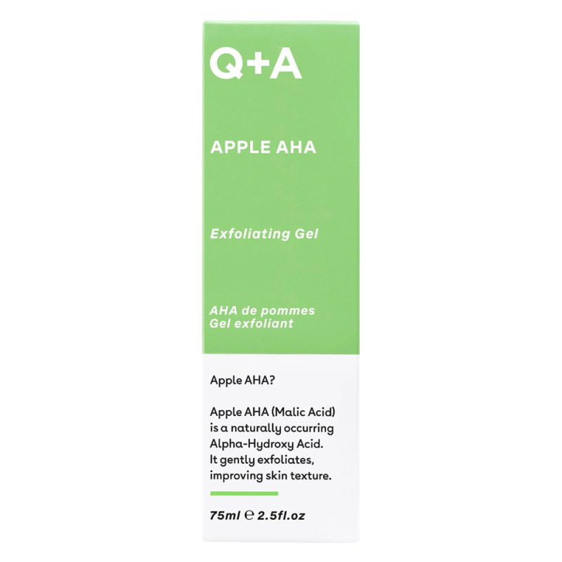 Q+A Apple AHA Gel exfoliant...