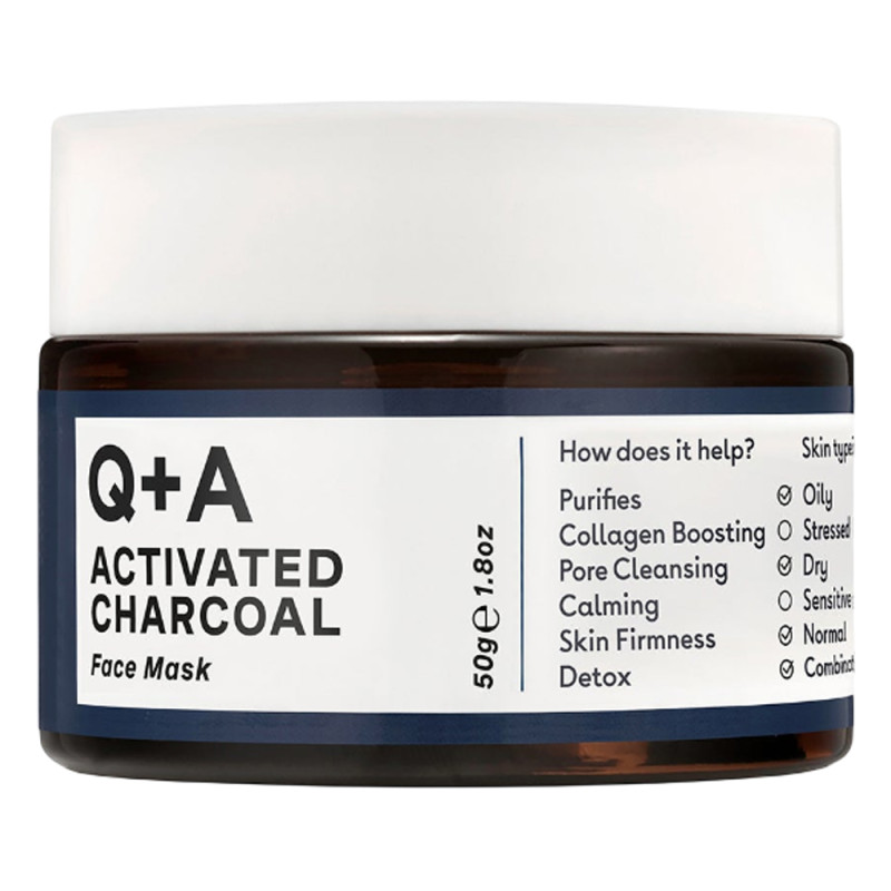 Q+A Activated Charcoal Masque facial 50gr