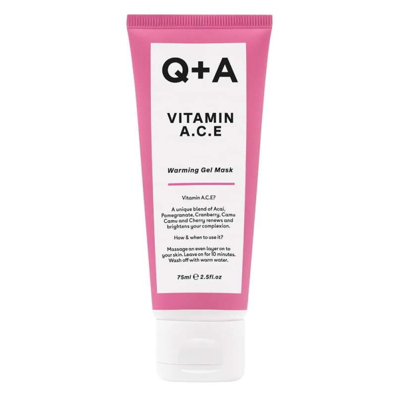 Q+A Vitamin A.C.E. Masque gel chauffant 75ml
