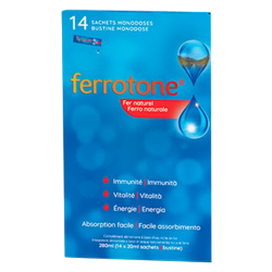 Ferrotone Original Fer naturel 14 sachets