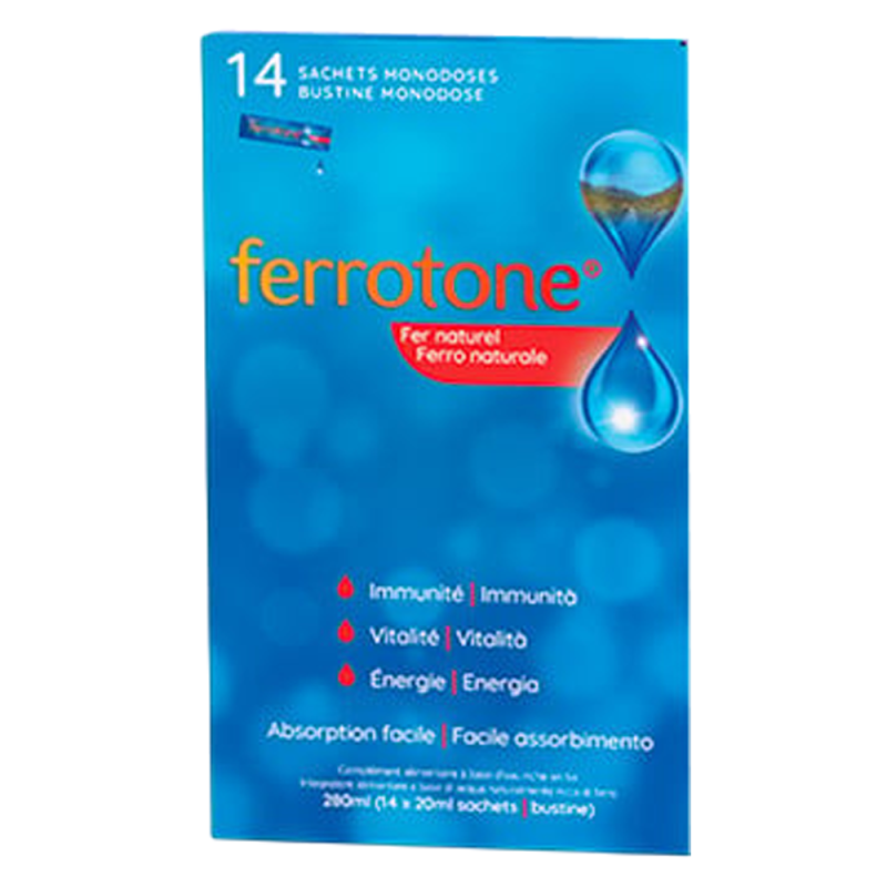Ferrotone Original Fer naturel 14 sachets
