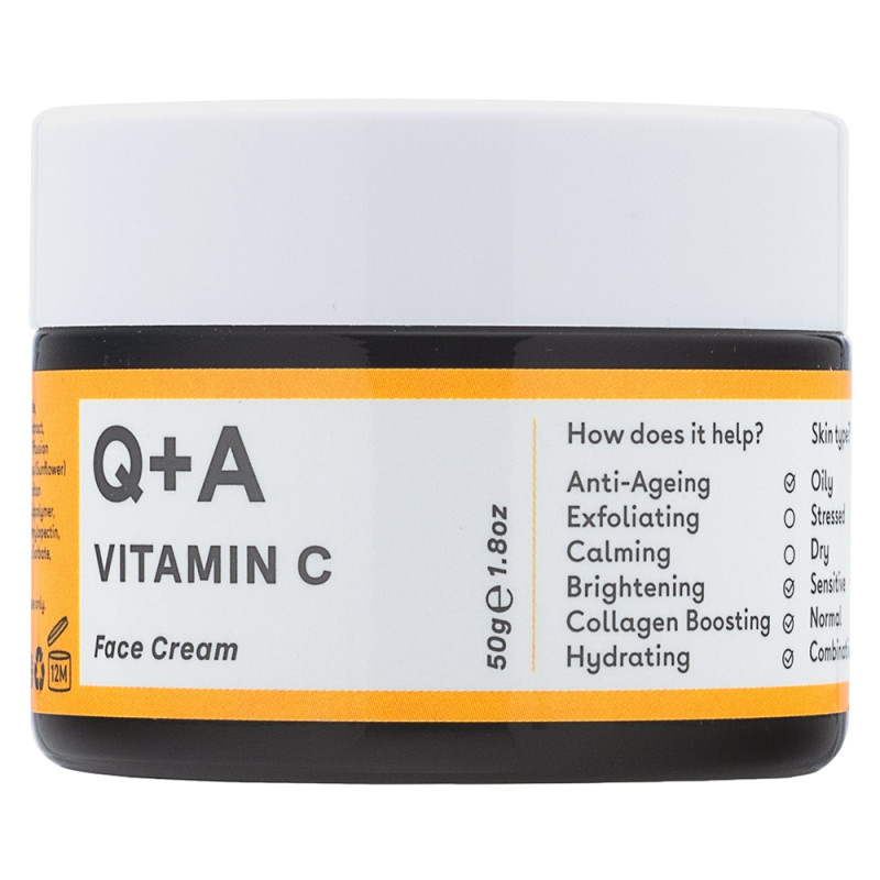 Q+A Vitamin C Crème visage éclat 50gr