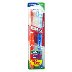 GUM Technique Pro 1525 Brosse à dents souple duo