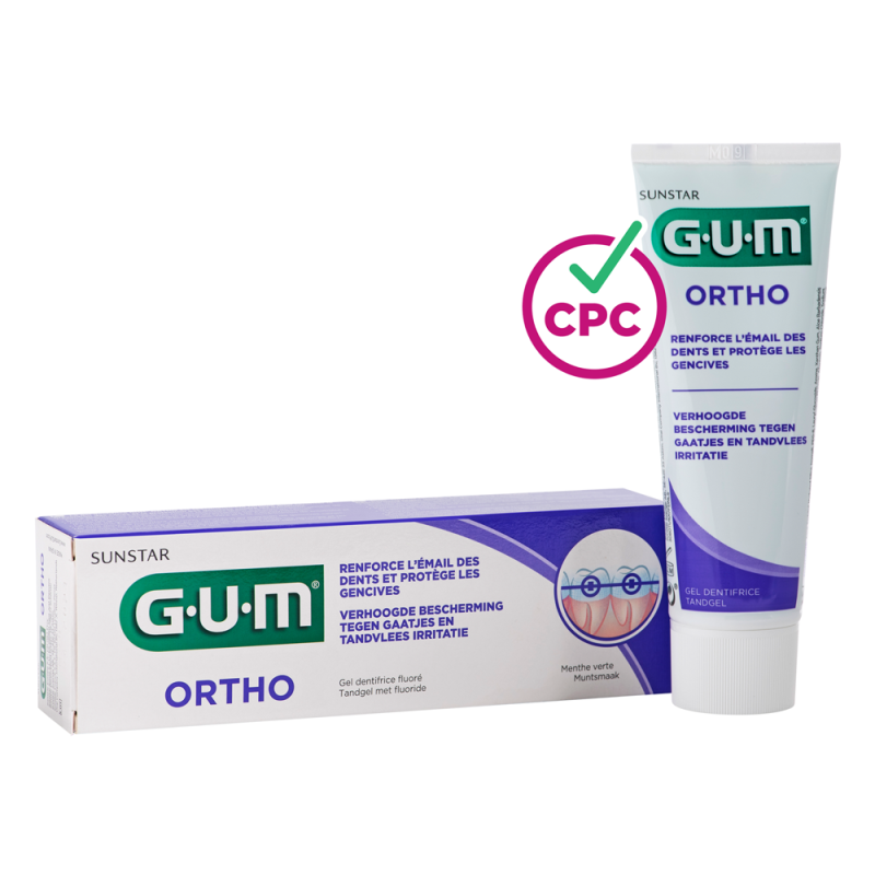 GUM Ortho Gel Dentifrice 75ml