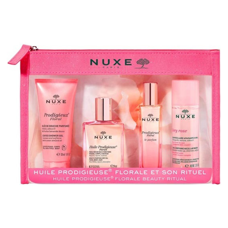 Nuxe Trousse Huile Prodigieuse florale et son rituel