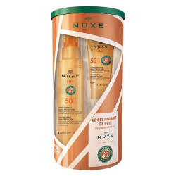 Nuxe Sun Coffret Rolland Garros SPF50 spray 150ml + Crème fondante 30ml