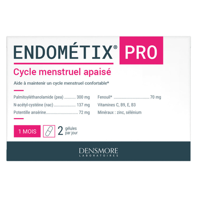 Densmore Endométix Pro Cycle menstruel apaisé 60 gélules