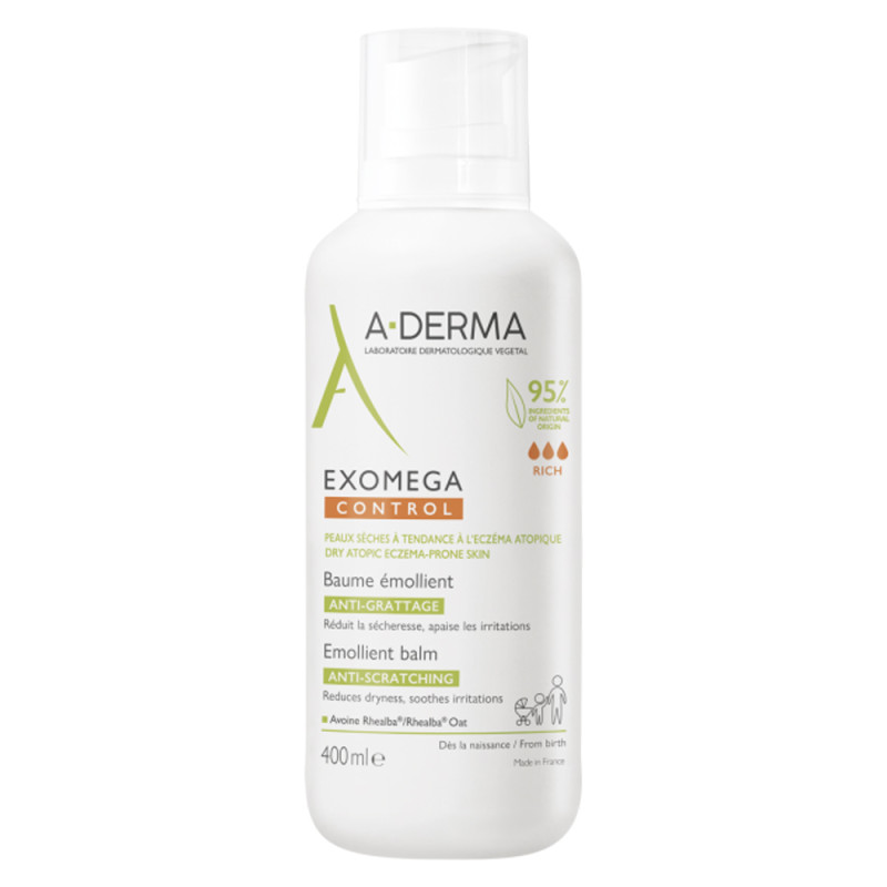 A-Derma Exomega Control Baume émollient 400ml