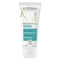 A-Derma Biology AC Global Soin matifiant anti-imperfections bio 40ml