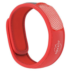 Parakito Bracelet Anti-moustiques rechargeable adulte - Rouge