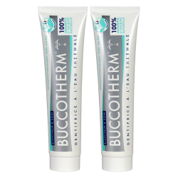 Buccotherm Dentifrice blancheur & soin menthe bio lot de 2 x 75ml
