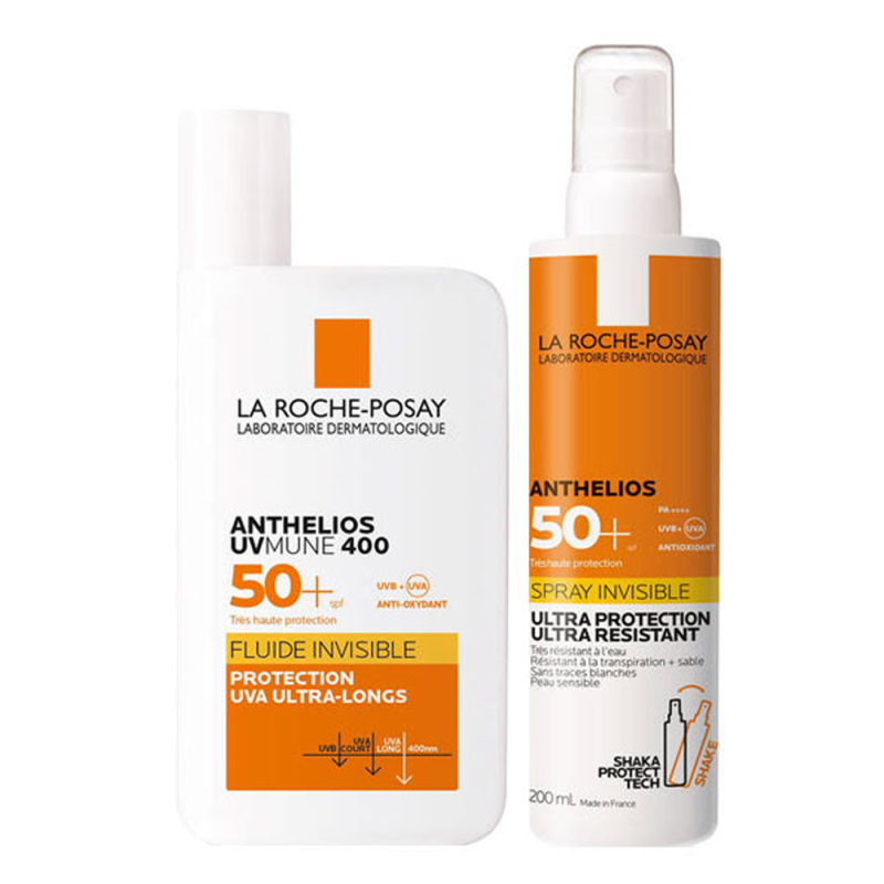 La Roche-Posay Anthelios spray & fluide SPF50+ sac banane offerte
