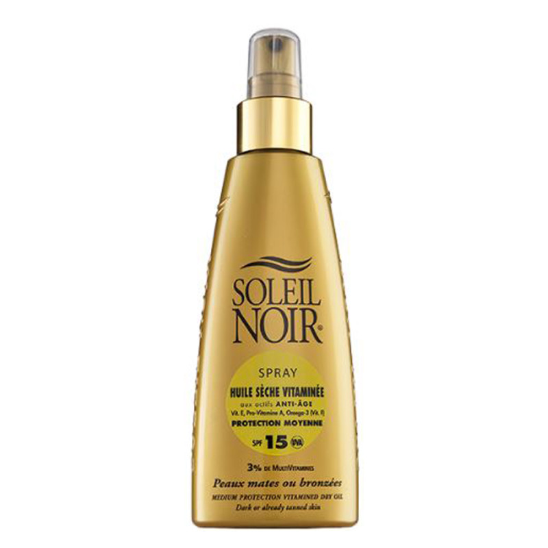 Soleil Noir Spray huile sèche vitaminée SPF15 - 150ml