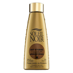 Soleil Noir Lait vitaminé 4 bronzage intense 150ml