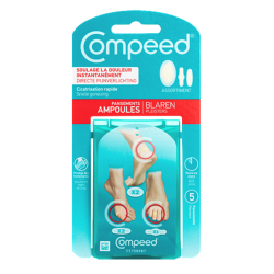 Compeed Pansements Ampoules assortiment boîte de 5