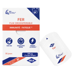 IBSA FilmTec Fer immunité fatigue 30 films orodispersibles