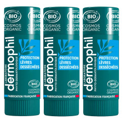 Dermophil Stick lèvres protection desséchées 3 x 4gr
