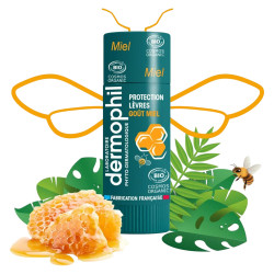Dermophil Protection stick lèvres goût Miel bio 4gr
