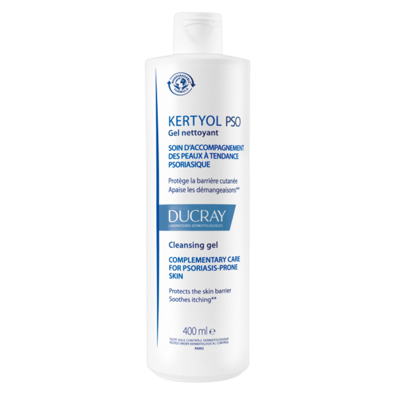 Ducray Kertyol PSO Gel nettoyant surgras 400ml