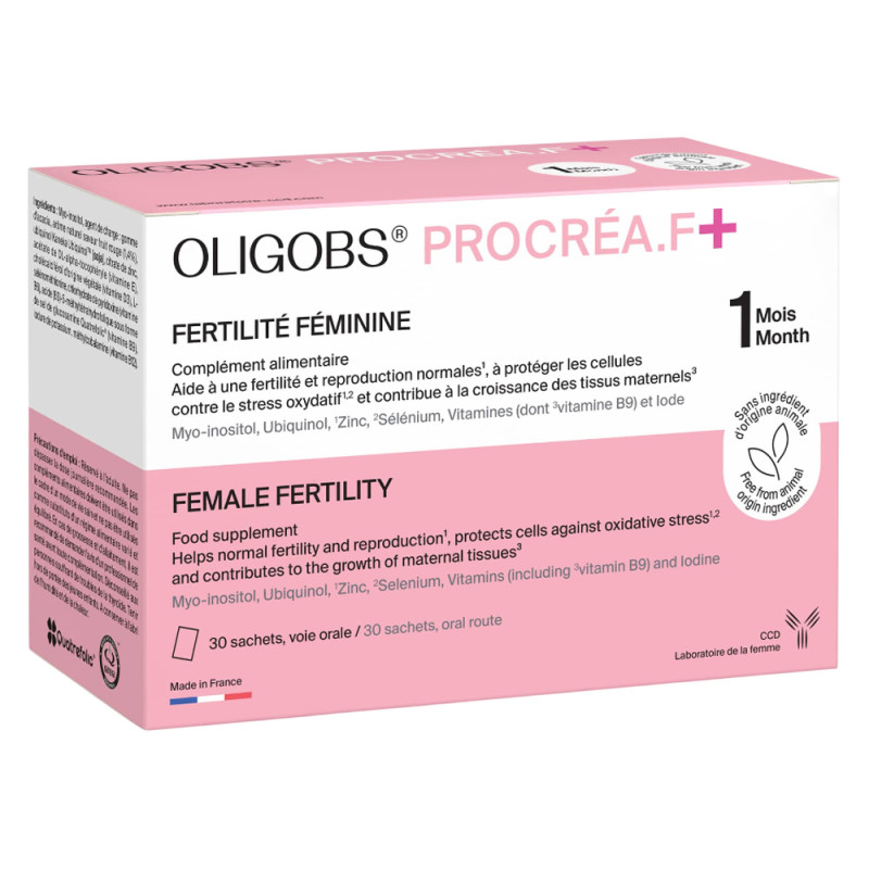 CCD Oligobs Procréa.F+ Fertilité féminine 30 sachets