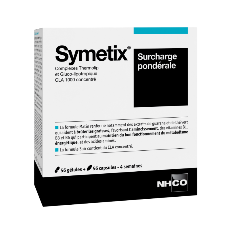 Nhco Symetix Surcharge pondérale 56 gélules + 56 capsules