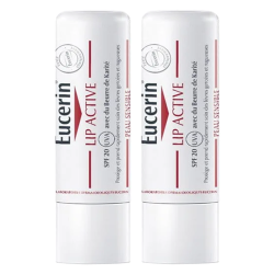 Eucerin Lip Active SPF20 Soin actif lèvres lot de 2x4.8gr