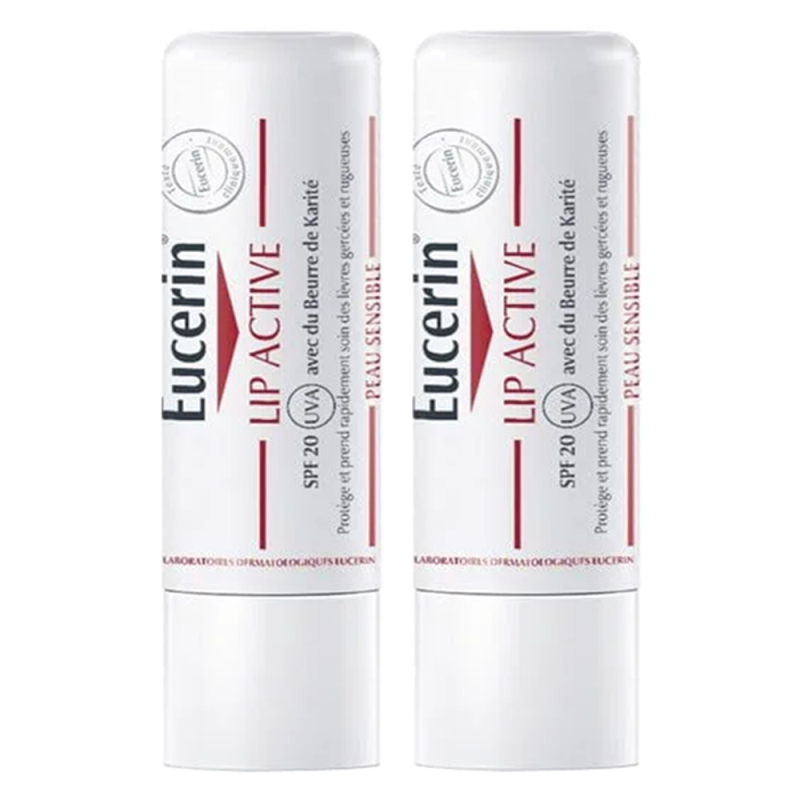 Eucerin Lip Active SPF20 Soin actif lèvres lot de 2x4.8gr