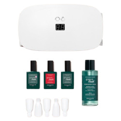 Manucurist Kit Hortencia & Poppy Red Green Flash