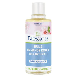 Natessance Huile d'amande douce bébé 100% naturelle 100ml