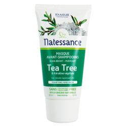 Natessance Masque avant-shampoing Tea tree & kératine végétale 150ml