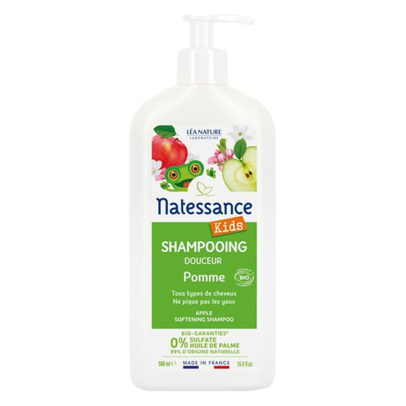 Natessance Shampooing douceur Kids Pomme bio 500ml