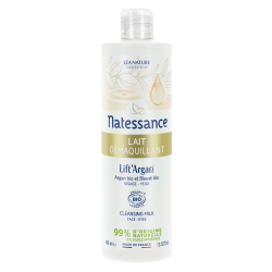 Natessance Lift'Argan Lait démaquillant visage & yeux bio 400ml