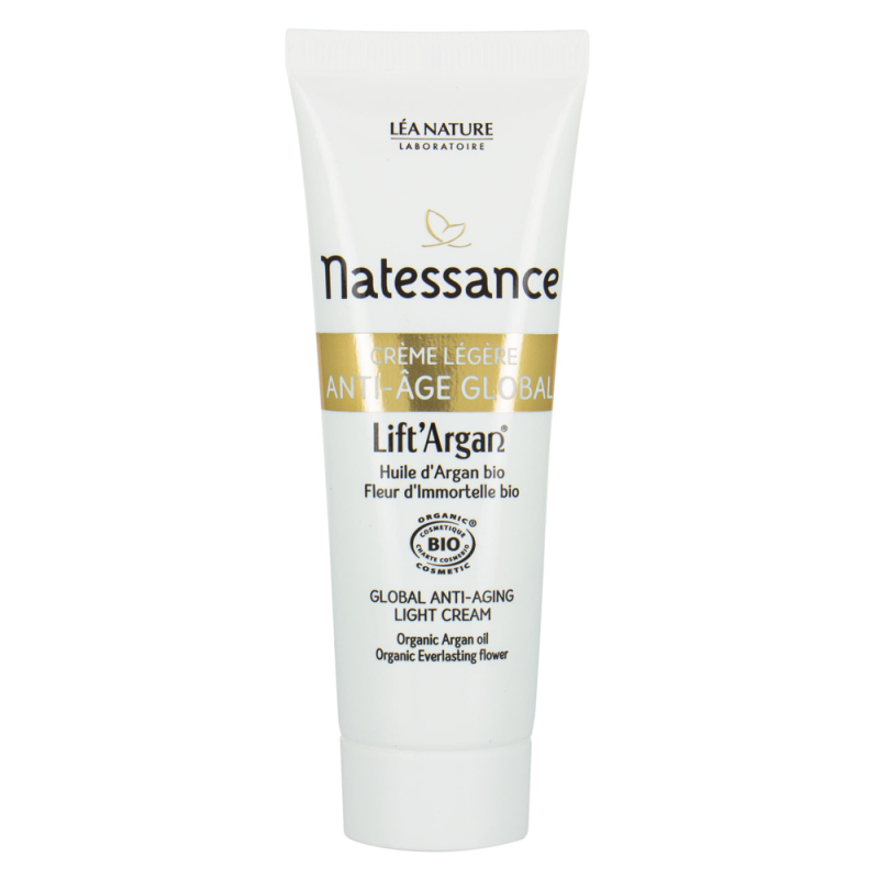 Natessance Lift'Argan Crème légère anti-âge global bio 50ml