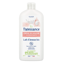Natessance Crème de douche Lait d'Ânesse bio 500ml