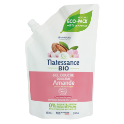 Natessance Bio Éco-pack Gel douche douceur Amande 650ml