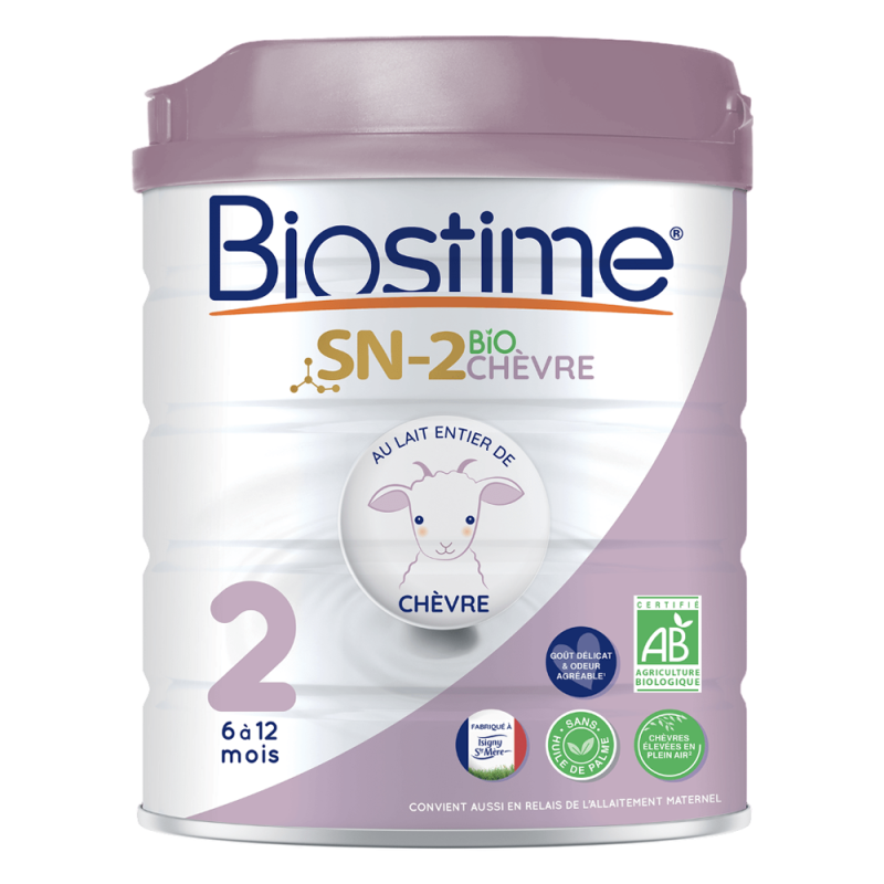 Biostime SN-2 Bio chèvre 2 Lait de 6 -12 mois 800gr