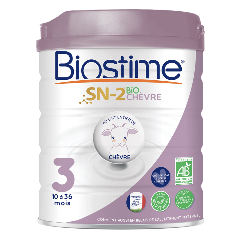 Biostime SN-2 Bio chèvre 3 Lait de croissance 10 - 36 mois 800gr