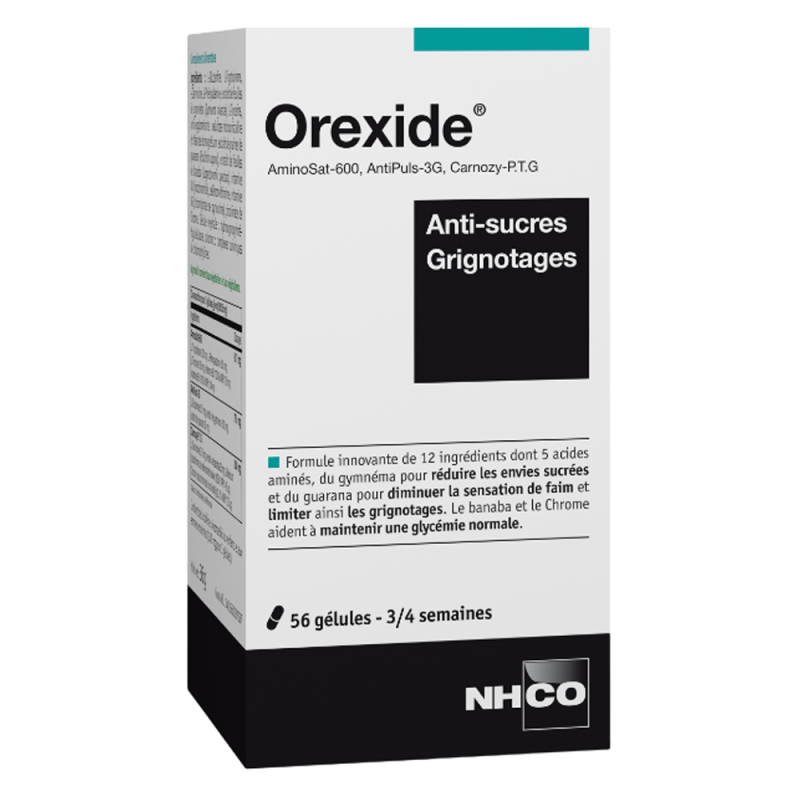 Nhco Orexide Coupe-faim anti-sucres 56 gélules