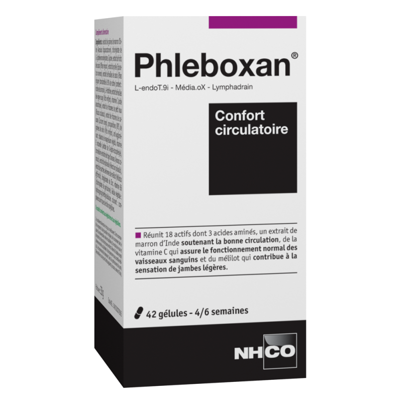 Nhco Phleboxan Confort circulatoire 42 gélules