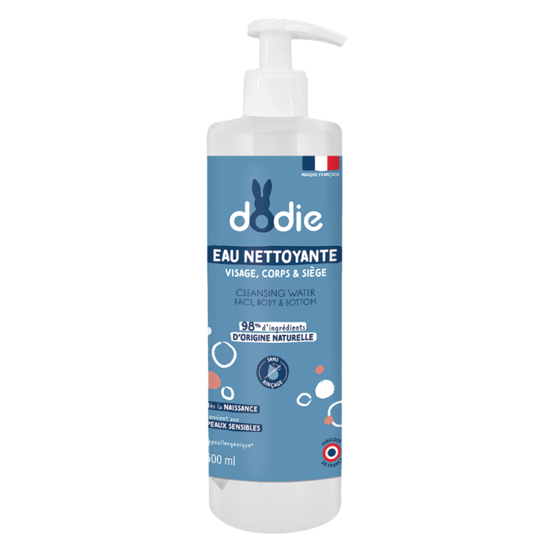Dodie Eau nettoyante bébé 3 en 1 - 500ml