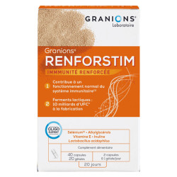 Granions Renforstim Immunité renforcée 40 capsules + 20 gélules
