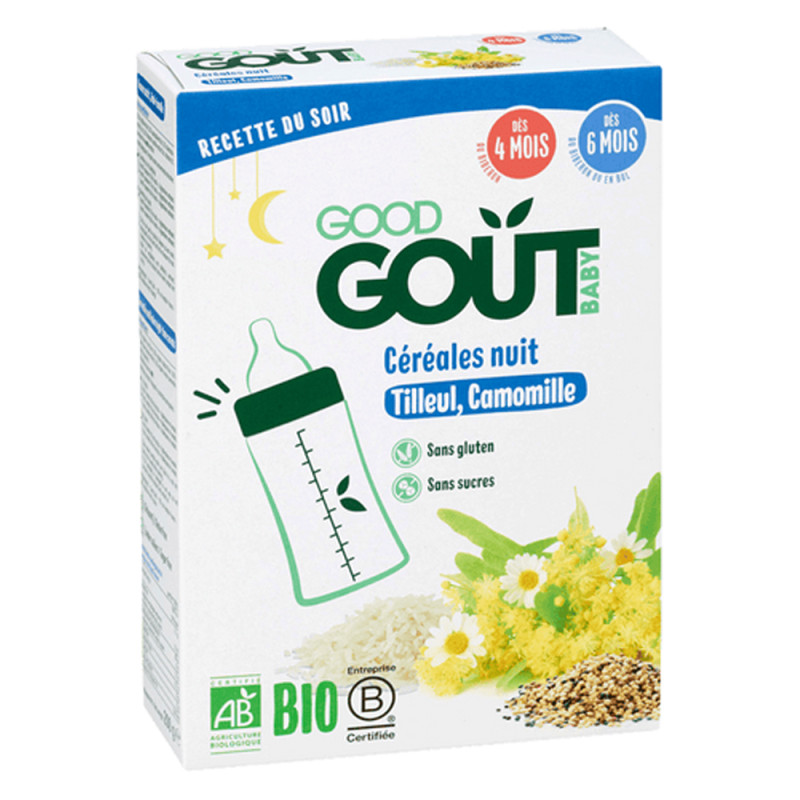 Good Goût Céréales nuit pour bébé dès 4 mois 200gr