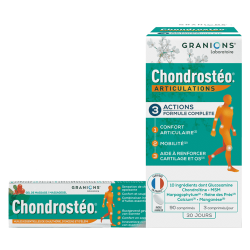 Granions Chondrostéo+ 120 comprimés + Gel 100ml offert