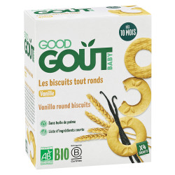 Goud Goût Les Biscuits tout ronds vanille bio 80gr